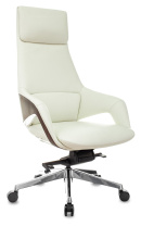 Кресло Бюрократ _DAO-2 белая кожа