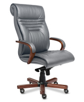 Кресло Multi Office Basel A серая кожа Кресло Multi Office Basel A серая кожа