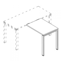 Брифинг-приставка А4 Б1 071 на металлокаркасе UNO Брифинг-приставка А4 Б1 071 на металлокаркасе UNO