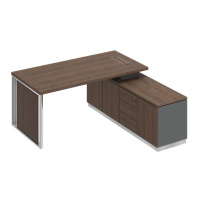 Стол на опорной тумбе с декоративной вставкой Bravo БР 107 Стол на опорной тумбе с декоративной вставкой Bravo БР 107