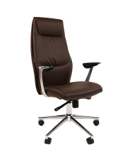 Кресло Chairman Vista коричневая экокожа Кресло Chairman Vista коричневая экокожа