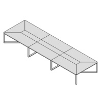 Стол переговоров Metod 640х190