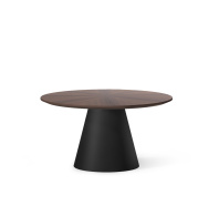 NOALE Стол кофейный низкий Эвкалипт Мореный /черный со скосом кромка NOALE Стол кофейный низкий Эвкалипт Мореный /черный со скосом кромка