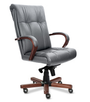 Кресло Multi Office Paris A серая кожа Кресло Multi Office Paris A серая кожа