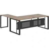 Стол руководителя с приставкой левый  Enio ECT 2019M