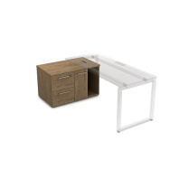 Тумба приставная Gloss line / Опорная тумба стола 9НТ.010 Тумба приставная Gloss line / Опорная тумба стола 9НТ.010