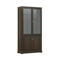 Шкаф для документов со стеклом Ministry Южный орех Шкаф для документов со стеклом Ministry Южный орех