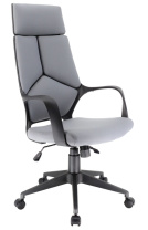 Кресло Everprof Trio Black TM серая ткань Кресло Everprof Trio Black TM серая ткань