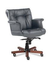 Кресло Paris Luxe B кожа серая