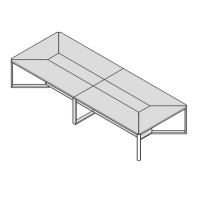 Стол переговоров Metod 420х160