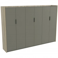 Шкаф высокий комбинированный для документов и одежды Magnetic 15ШТС.1810