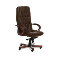 Кресло Multi Office Premier A коричневая кожа Кресло Multi Office Premier A коричневая кожа