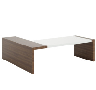 Стол руководителя Kyo KY7041/541+KY7371/002+KY7383/002 Орех Белый Стол руководителя Kyo KY7041/541+KY7371/002+KY7383/002 Орех Белый