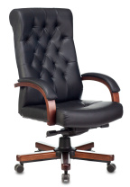 Кресло руководителя Бюрократ T-9928WALNUT 