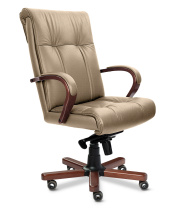 Кресло Multi Office Paris A бежевая кожа Кресло Multi Office Paris A бежевая кожа