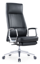 Кресло Ронин CH-329A кожа черная Кресло Ронин CH-329A кожа черная