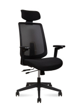 Кресло Norden Miller LF2452A черная ткань / черная сетка Кресло Norden Miller LF2452A черная ткань / черная сетка