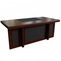 Стол руководителя с кожаными вставками Princeton 22101