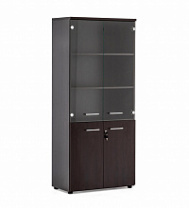 Шкаф комбинированный Fermo Wood со стеклом Шкаф комбинированный Fermo Wood со стеклом