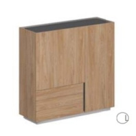 Шкаф трехсекционный (гардероб/шкаф с 2 полками) левый Oliver OL-20-17.GN.GN.GN.L Шкаф трехсекционный (гардероб/шкаф с 2 полками) левый Oliver OL-20-17.GN.GN.GN.L