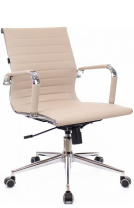 Кресло Everprof Leo Т бежевая экокожа