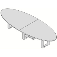 Стол для переговоров овальный Framework 400х140 Стол для переговоров овальный Framework 400х140