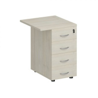 Брифинг-приставка с тумбой 4-ящичной с замком Комфорт К 307 Брифинг-приставка с тумбой 4-ящичной с замком Комфорт К 307