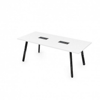 Стол переговоров Arredo 10СП.095 Черный глянец