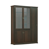 Шкаф для документов с одностворчатым гардеробом Ministry Дуб шоколад Шкаф для документов с одностворчатым гардеробом Ministry Дуб шоколад