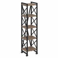 Стеллаж на колесных опорах - 5 полок LOFT VR.L-MST.K-5.4  Стеллаж на колесных опорах - 5 полок LOFT VR.L-MST.K-5.4