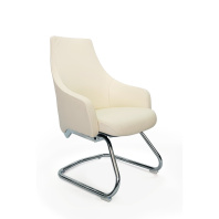Кресло AR-C106-V бежевый кожа+экокожа