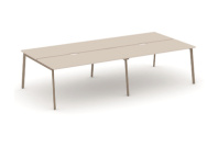 Стол письменный Бенч на 2 места Estetica ES.D.RS-4.4-VP Капучино/Латте Стол письменный Бенч на 2 места Estetica ES.D.RS-4.4-VP Капучино/Латте