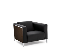 VISPO Wood Кресло, кожа орех