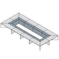 Стол для переговоров Metod Meeting 800х370