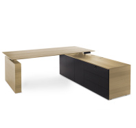 Стол с электроприводом (с тумбой DX) Tesla Св.Эвкалипт / Черный Стол с электроприводом (с тумбой DX) Tesla Св.Эвкалипт / Черный