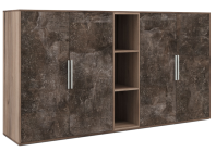 Шкаф средний комбинированный B-tone  Шкаф средний комбинированный B-tone