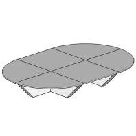 Стол переговоров овальный Monumental  544