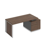 Стол руководителя с декоративной вставкой Bravo БР 111 Стол руководителя с декоративной вставкой Bravo БР 111