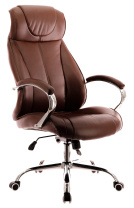 Кресло Everprof Forum TM экокожа коричневая Кресло Everprof Forum TM экокожа коричневая