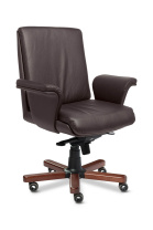Кресло  Multi-Office Split B кожа коричневая Кресло  Multi-Office Split B кожа коричневая