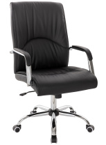 Кресло Alsav AL 755 черная экокожа Кресло Alsav AL 755 черная экокожа