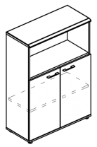 Шкаф средний полузакрытый Alta МР 9463 Шкаф средний полузакрытый Alta МР 9463
