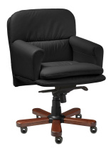 Кресло Multi-office Faust B черная кожа Кресло Multi-office Faust B черная кожа