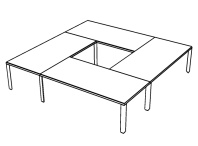 DRESS CODE Конференц-стол 300х300 DRESS CODE Конференц-стол 300х300