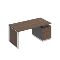 Стол на опорной тумбе с декоративной вставкой Bravo БР 109 Стол на опорной тумбе с декоративной вставкой Bravo БР 109