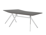 Стол письменный Superjet DM SJT121SX.PM изогнутый правый белый 