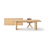 Стол для переговоров модульный одинарный Bosco BC140 шпон