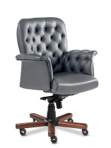 Кресло Messina B кожа серая Кресло Messina B кожа серая