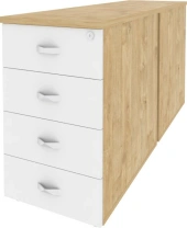 Тумба двойная приставная / опорная Onix O.TPO-2.7 