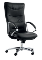 Кресло Teodor с высокой спинкой на крестовине с колесами в ткани 1 категории Кресло Teodor с высокой спинкой на крестовине с колесами в ткани 1 категории